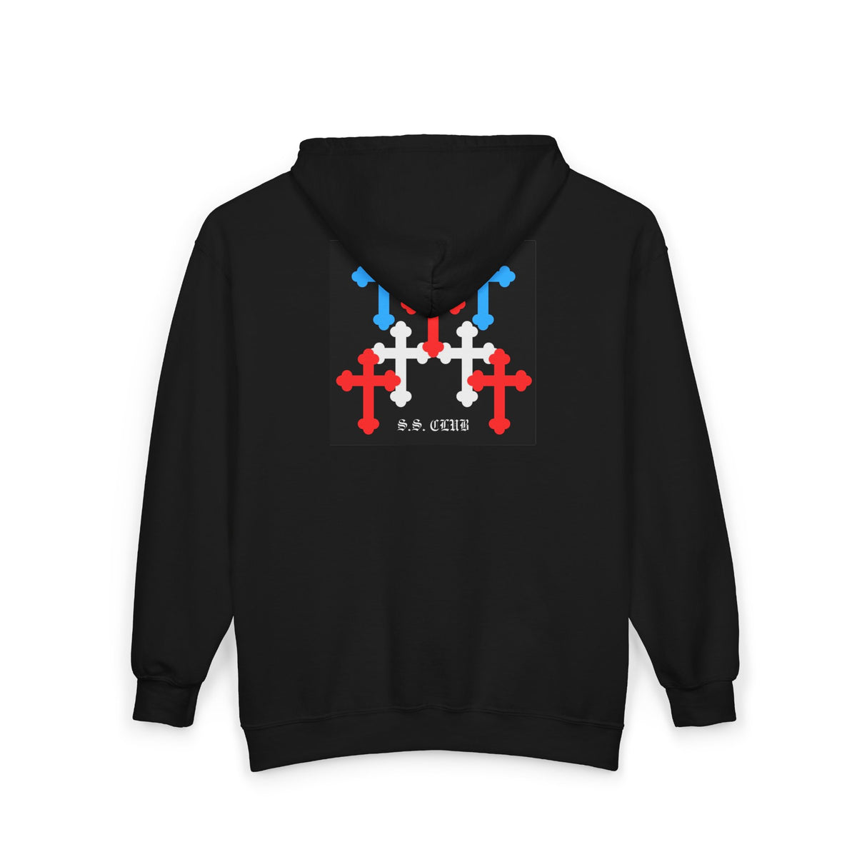 Crossed Zip Hoodie